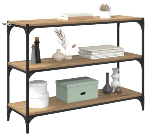 vidaXL Book Cabinet 3-Tier 100 x 33 x 70.5 cm Engineered wood