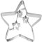 Birkmann 1010708910 Ausstechform Weihnachtsstern 10,5 cm, Kunststoff, Grau, 5 x 3 x 2 cm