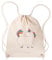 Mr. & Mrs. Panda Sportbeutel Einhorn stolzierend - Geschenk, Sporttasche, Reiter, Tasche, Unicorn, Sportbeutel Kinder, Pegasus, Stoffbeutel, Einhorn