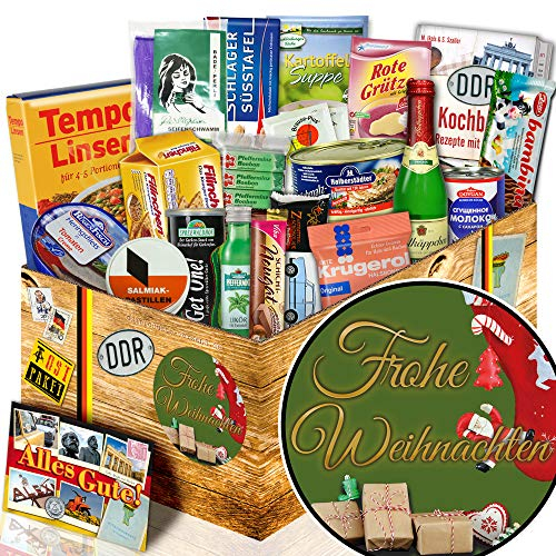 Weihnachtsgeschenke für Frauen + DDR Korb Spezialitäten