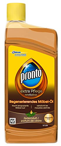Pronto Möbelpflege-Öl, Für Wohn- und Gartenmöbel, Mit Zedernduft, 3er Pack (3 x 250 ml)