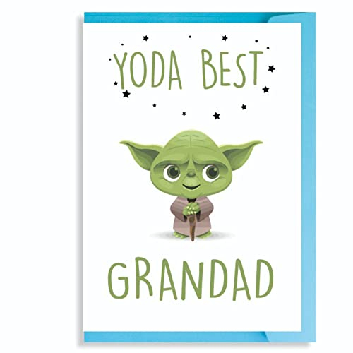 Geburtstagskarte für Opa mit Aufschrift Yoda, für den besten Opa, F29