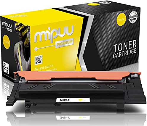 Mipuu Toner kompatibel zu Samsung CLT-Y404S (Gelb, SU444A) Druckerpatrone für Samsung Xpress C480fw C480w C430 C430w C480 C480fn C482w Laserdrucker