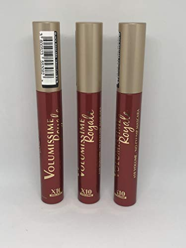 3x Loreal Volumissime Royale X10 Volume Mascara Wimperntusche - Black