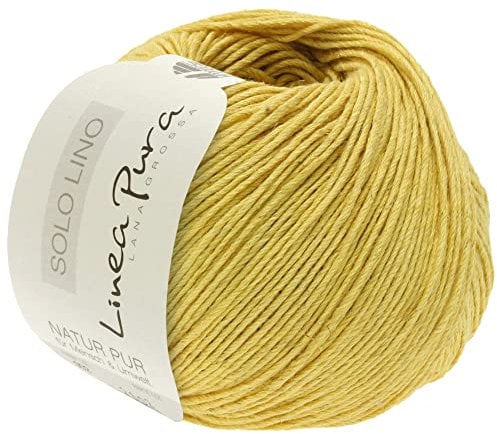 Lana Grossa Solo Lino (Linea Pura) 32 - Gelb