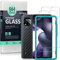 Ibywind Cristal Templado para Xiaomi Mi 10 Lite [2 Piezas],con Protector de Lente de Cámara,Atrás Pegatina Protectora Fibra de Carbono,Incluyendo Kit de instalación fácil