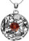 Kette mit Anhänger - Fischland 34x24 mm - Silber 925/000 - Bernstein