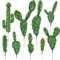 Woohome 9 Pz Suculentas Falsas Plantas de Cactus Artificiales, Suculentas Plantas Artificiales Surtidas Suculentas Faux Suculentas para Decoración del Hogar, Decoración de Pared, Jardín, Bricolaje