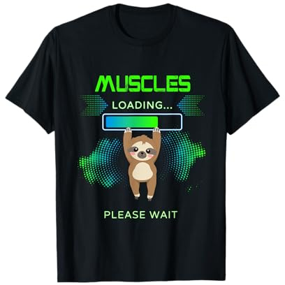 Niedliches Baby-Faultier, Fitnessstudio, Training, Sport und Fitness T-Shirt