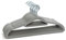 20 Non Slip Velvet Hangers | Heavy Duty Grey Felt Coat Hangers |360 Degree Swivel Hooks |Premium Space Saving Design