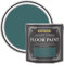 Rust-Oleum Blue Scratch-Resistant Floor Paint in Matt Finish - Peacock Suit 2.5L
