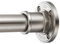 BRIOFOX Tringle à rideau de douche industrielle – Design 2 en 1 – Ne rouille pas – Antidérapante de 68 à 119 cm en acier inoxydable 304 – Tringle à rideau de fenêtre en nickel brossé