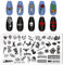 RUNRAYAY Nail Art Stamp Plate Snake Series, Nail Stamping Plates Template Image Plate Nail Art DIY Decoration Tool Snake Lips Flower