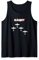 Bandit ME109 auf Ihrer Six Uhr Tank Top