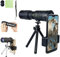 4K 10 300 x 40 mm Super-Telezoom-Monokular-Teleskop für den Außenbereich, leichtes Hochleistungs-HD-Teleskopobjektiv mit Fokusprisma (10 30 * 30, mit Stativ und Clip) – interessantes Leben