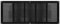 500x200mm Schwarz Lüftungsgitter mit Insektenschutz - Metall Abluftgitter - Abluft Zuluft Gitter