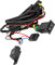 12 V Universal-Auto-LED-Nebelscheinwerfer-Ein/Aus-Schalter, Kabelbaum, Sicherungs-Relais-Set (schwarz).