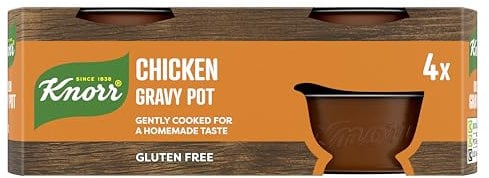 Knorr Chicken Gravy Pot free from artificial colours and preservatives for quick and easy chicken gravy that tastes homemade 32x 28 g