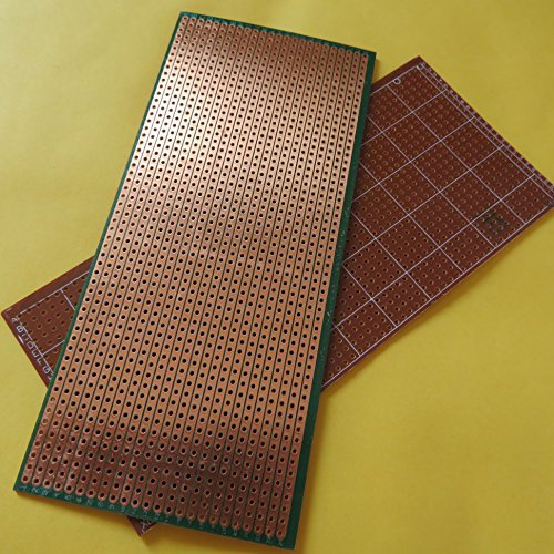 5stk 14.5X6.5cm Streifenraster Veroboard Stripboard Prototype Paper pcb platine Leiterplatte Universal Experiment Matrix Bakelite breadboard