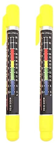 Kahdsvby 2 Stück Dickenmessgerät für , Messskala mit magnetischer Spitze, 1 cm, Teststift für Autowerkzeug, Crash Checking Meter