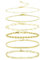 Lusofie 6 Pcs Armband Ketten für Damen Goldene Armbänder Vergoldet Gold Armbänder für Damen Gold Schmuck Goldarmband Ergoldet Armkette Büroklammer Kettenarmband Stapelbare Verstellbar