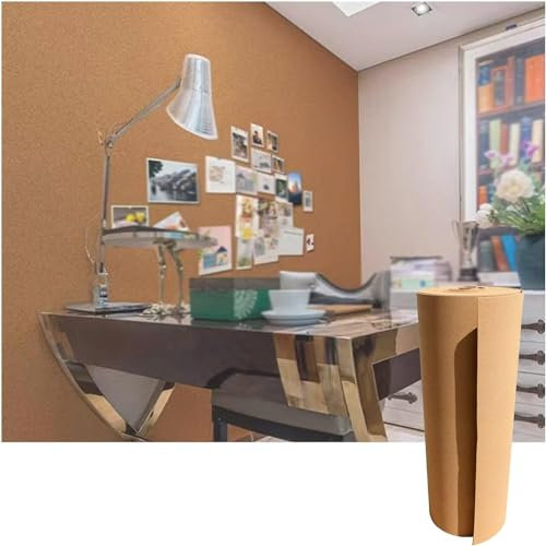 Revêtement mural en liège de bureau auto-adhésif facile à couper, feuille d'affichage de bulletin, panneaux de liège pour murs))