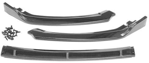 Auto Frontspoiler für Ford Focus 2019, Frontstoßstange Splitter Lip Body Kit Splitter Antikollision Front Spoiler Lippe ABS,C-Matte-Black