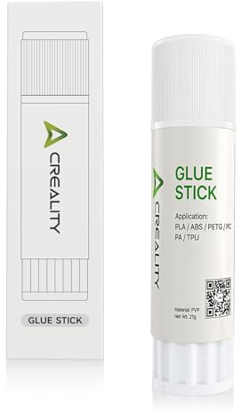Creality Official 3D Printer Adhesive Stick Warping Reducing Glue Stick for Hot Bed 3D Printer Bed - PVP Solid 3D Print Glue Stick for PLA/ABS/PETG/PC/PA/TPU (Pack of 1)