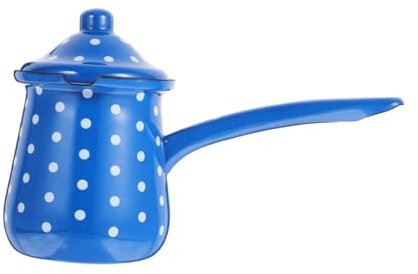 OFFSCH Retro Enamel Coffee Pot Milk Jug Turkish Coffee Maker Pot Multi-Function Kettle Enamel Container