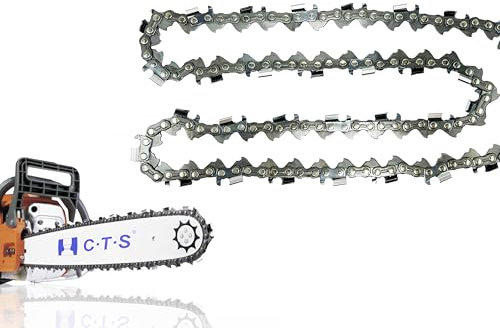 C·T·S Saw Chain Pitch 0.325-inch Gauge 0.058-inch Drive Links 64 Semi-Chisel Chainsaw Chain Bar Length 15-inch Replaces Husqvarna 5911012-64