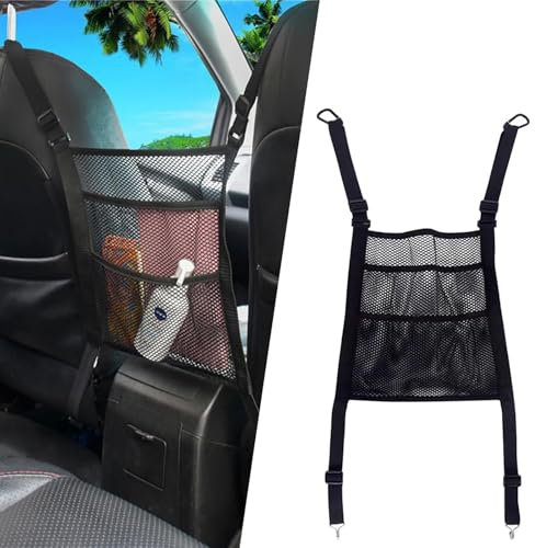 OINTJWWO per BMW 5 Series 5er Touring G31 2017+ Rete Portaoggetti Auto, Borsone Sedili Posteriori Auto, Organizzatore Universale Sedili Auto, Rete Riporre Gadget Accessori