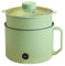 Electric Cooking Pot, 600W Hot Pot Ramen Cooker, Electric Hot Pot with Steamers, Electric Multi-Purpose Pan for Home Office Dorm(Green)