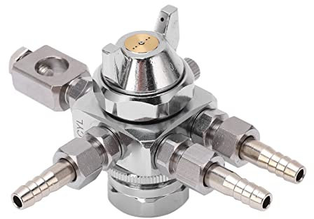 Spray Automático Hecho de Acero Inoxidable, Color del Cuerpo Compacto de Zinclego para Agua, Spray Plateado Duradero (1,3 mm/0,05 Pulgadas)