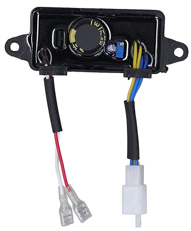 Aumotop Raddrizzatore Regolatore di Tensione Automatico AVR, Regolatore di Tensione del Generatore Singolo Trifase 220 V 380 V, Realizzato in Materiale Plastico di Alta qualità,