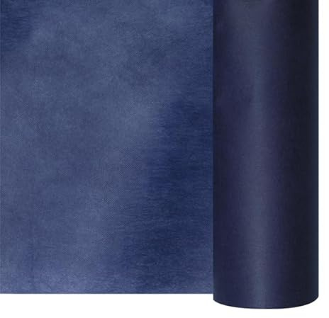 Thouy Nappe en spunbond Bleu Marine en Rouleau 1,20 x 50 m