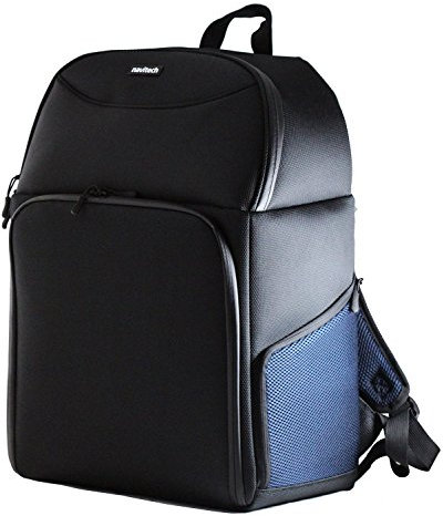 Navitech Rugged Black and Blue Backpack/Case Compatible With The Projectors Including The Optoma X340
