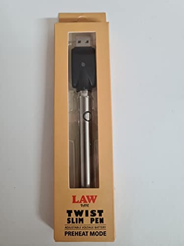E-Zigarette LAW Starterset Vape Slim Pen Silber 510 Gewinde