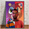 ASLKUYT Kanye West Poster Und Drucke Rapper Music Star Sänger Album Collage Ölgemälde Kunst Wandbilder Für Wohnzimmer Wohnkultur-50x70 cm Kein Rahmen