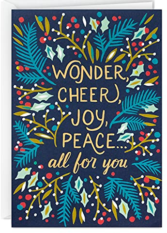 Hallmark UNICEF Weihnachtskarten-Sortiment, Wunder und Frieden (12 Karten und 13 Umschläge)
