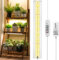 FOXGARDEN Grow Light, Striscia di Luce a Spettro Completo per Piante da Interno, Lampada di Crescita Luminosa con 96 LED e Timer Automatico On/Off 4/8/12H, 4 Livelli di Luminosità Dimmerabile