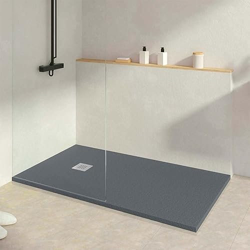 KOES - Receveur de douche en résine modèle INDO – 90x200 – Anthracite RAL 7016