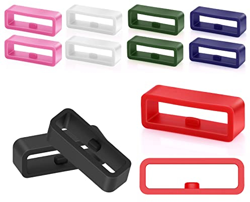 Cobee Boucle de bracelet de montre - Anneau de retenue et rechange en silicone pour montres de sport intelligentes