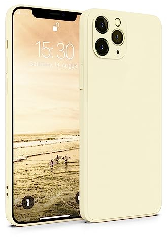 MyGadget Case for iPhone 11 Pro - Cover Ultra Thin TPU - Soft Touch Rubber & Anti-Scratch Shell - Flexible Silicone - Matte Off White