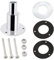 Durch Rumpf Auspuff Hautanpassung, Edelstahl 316 Schiffsauspuff Rohrauspuff Schiffshardware Zubehör, Hull Auspuff Haut Montage, Standheizung Auspuff Boot für LKW Boot Auto,24mm Gerade
