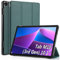 WD&CD Case Compatible with Lenovo M10 3rd Gen 10.1 inch 2022 TB328, Premium PU Leather Hard Back Shell Cover Case, Dark Green, Auto Sleep/Wake