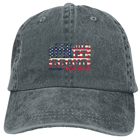 351 Herren Damen Baseballkappe, Diese Foxtrott-Juliet Bravo Warnte Uns Vor Der Amerikanischen Flagge Baseballmütze Baumwolle Cotton Cap Leicht Outdoor Hut Für Sport Draussen Kletter