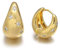 GoldenPlayer 18K Ohrringe Dupes, Ohrringe für Damen, Ohrringe Creolen für Damen, Hypoallergene 585 Vergoldete Ohrringe mit Ohrringbox (B-Gold)