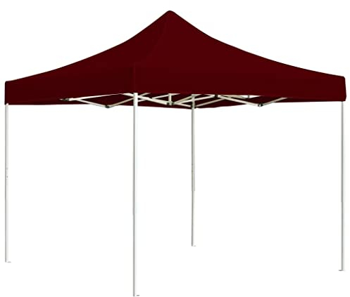 Dieser Artikel- Professionelles Partyzelt klappbar Aluminium 3x3m Weinrot - Nizza