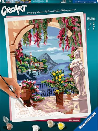 Ravensburger CreArt 25963 Peinture par numéros Lago Maggiore à partir de 14 Ans
