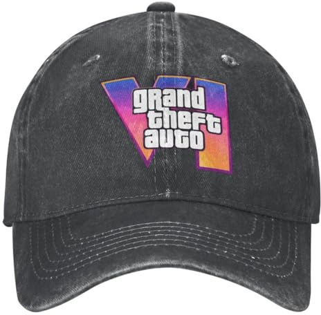 Next-Level Crime GTA 6 Denim Baseballkappe Inspiriert Design Weiblich Männlich Design Trucker Hut Frühling Mode Sonnencreme Snapback Cap